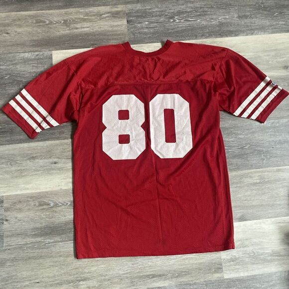 Champion Brand San Francisco 49ers Jerry Rice 80s Jersey SZ 48 Vintage - Picture 12 of 14